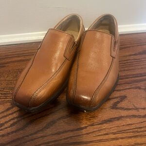Florsheim Kids Tan Leather Dress Shoes